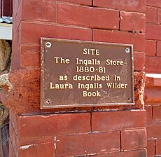Laura ingalls wilder desmet former site ingalls store