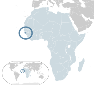 Location Guinea Bissau AU Africa