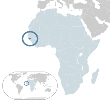 Location of  Guinea-Bissau  (dark blue)– in Africa  (light blue & dark grey)– in the African Union  (light blue)