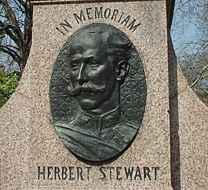 Memorial To Sir Herbert Stewart-Detail