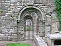 Monkton church entrance, South Ayrshire