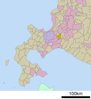 Location of Naganuma in Hokkaido (Sorachi Subprefecture)