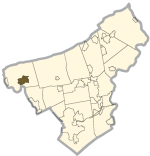 Location within Northampton county
