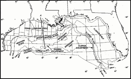 Northern Gulf of Mexico map