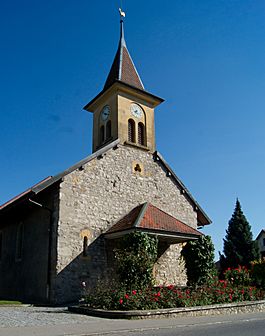 The church of Oulens-sous-Echallens