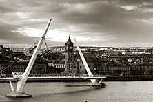 Peace bridge Derry 2012