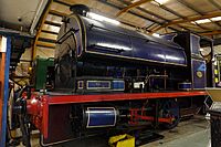 Peckett 2130 at the Northamptonshire Ironstone Railway 2023-10-01.jpg