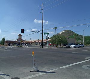 Intersection of Central Avenue and Hatcher Road