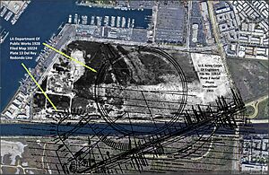 Playa del Rey Motordrome Precise Location, Railroad Tracks