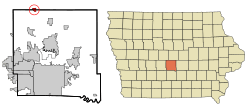 Location of Sheldahl, Iowa