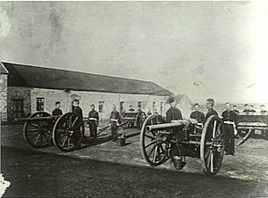 RML13pounderGunHobartTasmania1890