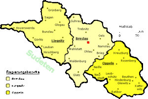 Regierungsbezirke Schlesiens