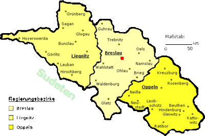 Administrative region of Breslau, 1914
