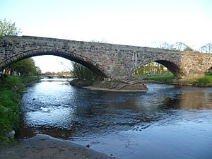 Roman Bridge over the Esk at Musselburgh