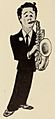 Rudy Vallee Caricature