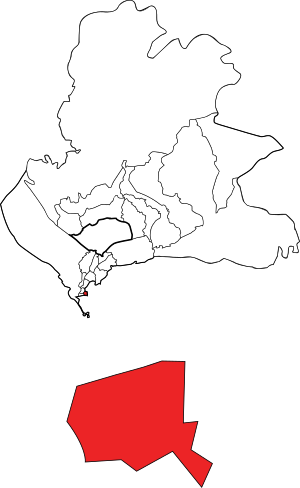 Location of San Felipe(Casco Antiguo) in Panamá province