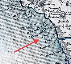 San Juan Island on Tallis Map