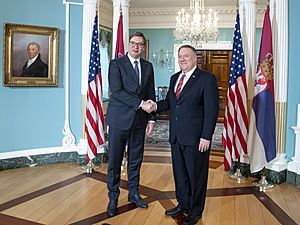 Secretary Pompeo Meets with Serbian President Vucic (49608640093)