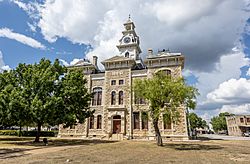 The Shackelford County Courthouse in Albany