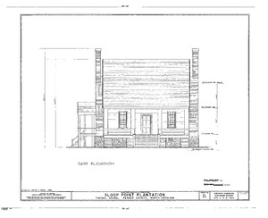 Sloop Point Plantation, U.S. Route 17, Holly Ridge Vicinity, Topsail Beach, Pender County, NC HABS NC,71-HOL.V,1- (sheet 6 of 12)