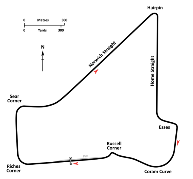 Snetterton 1965 annotated