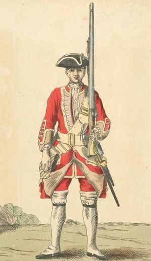 Soldier of 31st regiment 1742
