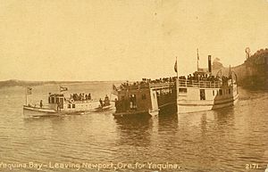 Steamer Newport leaving Newport OR circa 1910