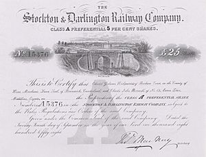 Stockton and Darlington Railway 1858