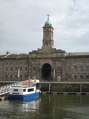 The Basin and the Melville Block at Royal William Victualling Yard - geograph.org.uk - 917298