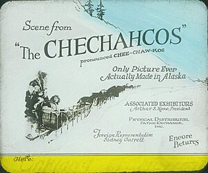 The Chechahcos (1924) glass advertising slide