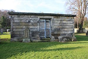 The Dundas Vault in old Lasswade Kirkyard, containing the first five Viscounts Melville