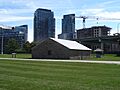 The walls of this magazine at old Fort York are almost two meters thick, 2015 09 10 (1) - panoramio