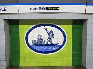 Tottenham Hale tube station – ceramic tiles