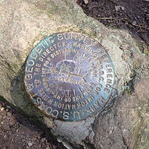 U-S- National Geodetic Survey marker Mt- Wittenberg, Point Reyes National Seashore