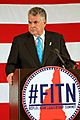 U.S. Congressman Peter King speaking at 2015 FITN (First in the Nation) Republican Leadership Summit in New Hampshire