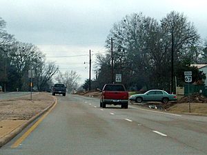 US 67 in Omaha, TX