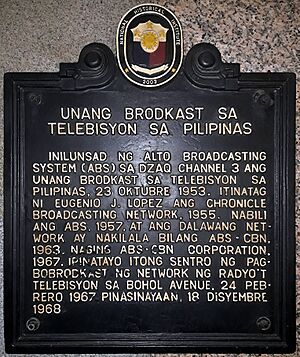 Unang Brodkast sa Telebisyon sa Pilipinas historical marker