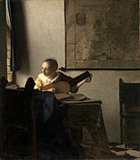 Vermeer - Woman with a Lute near a window