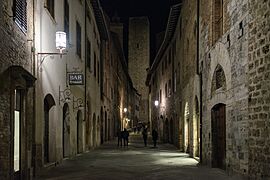 Via San Giovanni - San Gimignano, Siena, Italy - March 24, 2016 02