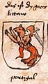 Vytis (Pogonia) from the Bavarian State Library (1475)