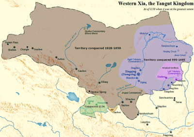 Western Xia expansion