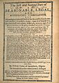 William Prynne, The First and Second Part of a Seasonable, Legal, and Historicall Vindication ... (2nd ed, 1655, First and Second Part title page)