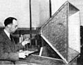 Wilmer Barrow & horn antenna 1938
