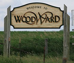 Woodward Iowa 20090607 Sign.JPG