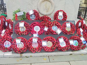 Wreaths, Leeds War Memorial (14th November 2018) 002