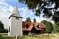 'Church of St Andrew' Greensted, Ongar, Essex England - from the south-west