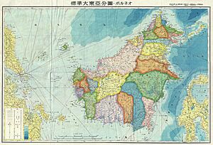 1943 World War II Japanese Aeronautical Map of Borneo - Geographicus - Borneo12-wwii-1943