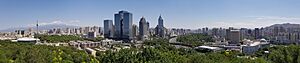 A glance at Urumqi from Hongshan Park