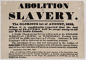 Abolition of Slavery The Glorious 1st of August 1838