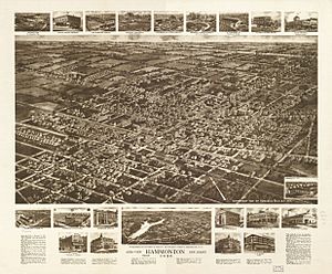 Aero view of Hammonton, New Jersey 1926